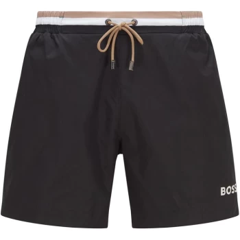 Image of Boss Atoll Swim Shorts - Black