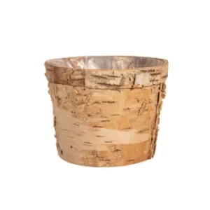 Image of Birch Bark Plant Pot