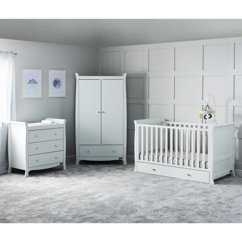 Image of Ickle Bubba Snowdon Classic 3 Piece Furniture Set White unisex one