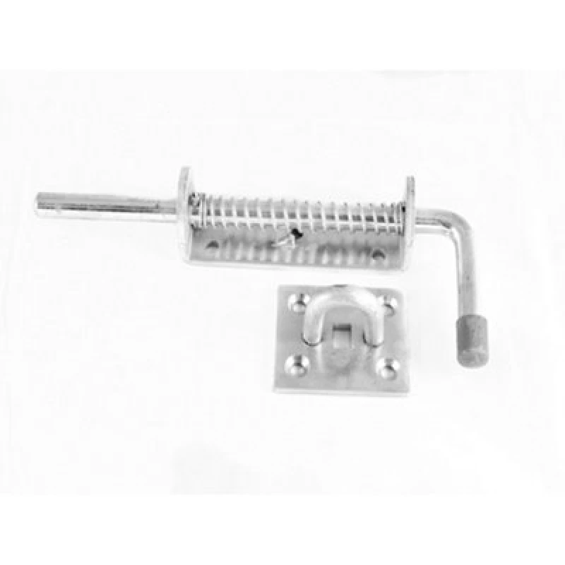 Image of Unifix 513 Spring Loaded Animal Bolt Hsg 10mm / 3/8" - 9Galvslab/005 - Perfect For Animal Enclosures -