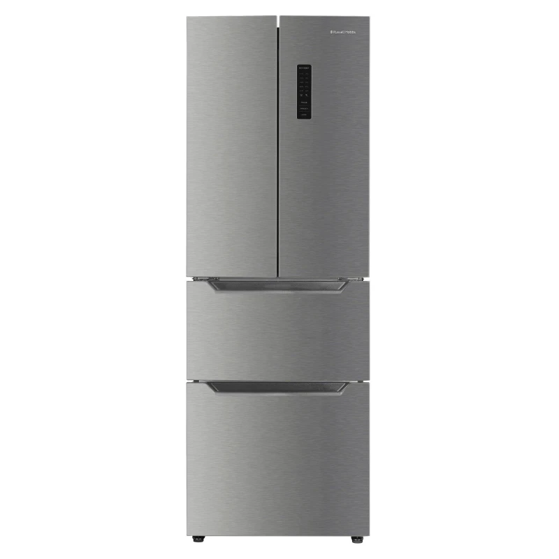 Image of Russell Hobbs RH186FDFF602E1SS Frost Free American Fridge Freezer - Stainless Steel - E Rated