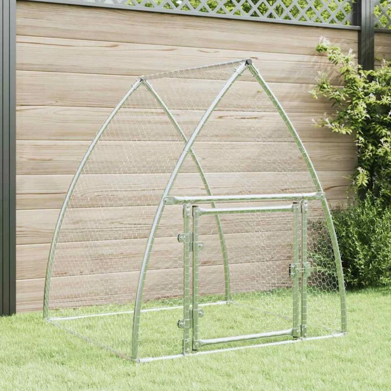 Image of VIDAXL Vidaxl - Chicken Cage Silver 100x105x120cm Galvanised Steel 8721012410381