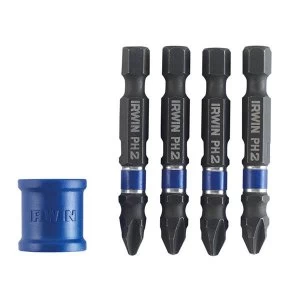 Image of IRWIN Phillips Impact Magnetic Screwdriver Bit Set, 5 Piece