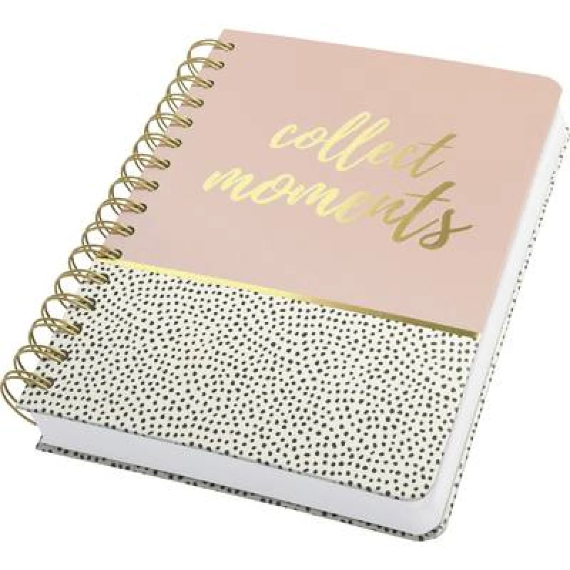 Image of Sigel Sigel Jolie sweet dots JN601 Spiral-bound notepad Dotted White, Black, Rose No. of sheets: 120 A5 JN601