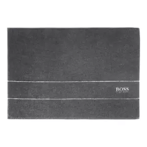Image of Boss Plain Bath Mat - Grey