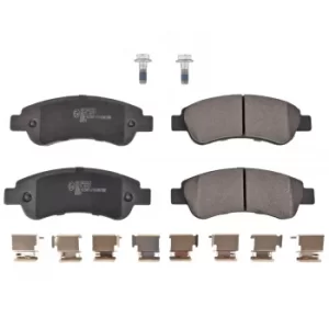 Image of Brake Pad Set 16814 by Febi Bilstein Rear Axle