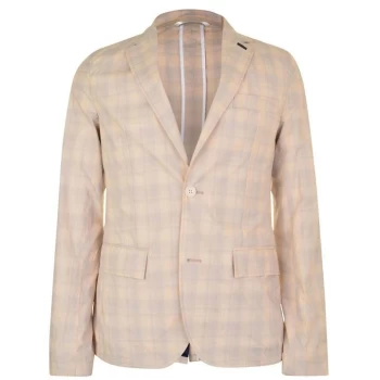 Image of DKNY Check Blazer - Beige