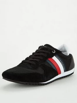 Image of Tommy Hilfiger Essential Mesh Runner Trainers - Black