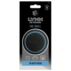Image of Lynx Ice Chill Round Car Air Freshener (Case Of 6)