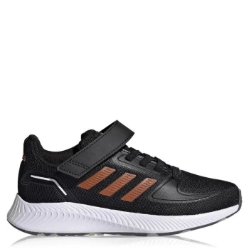Image of adidas Runfalcon 2.0 Shoes Kids - Black/Orange