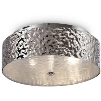 Image of Maytoni Modern - Ripple Modern Ripple 3 Light Chrome Ceiling Lamp