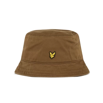 Image of Mens Cotton Twill Bucket Hat - Olive - One Size