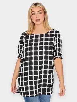 Image of Yours Short Sleeve Blouse, Natural, Size 20, Women