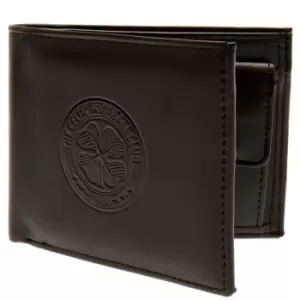 Image of Celtic FC Debossed Wallet (One Size) (Brown)