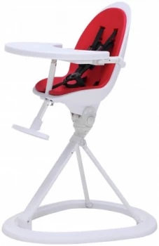 Image of Ickle Bubba Red on White Highchair