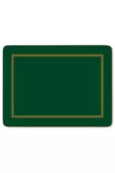 Image of Pimpernel Classic Emerald Green Placemats Set of 6