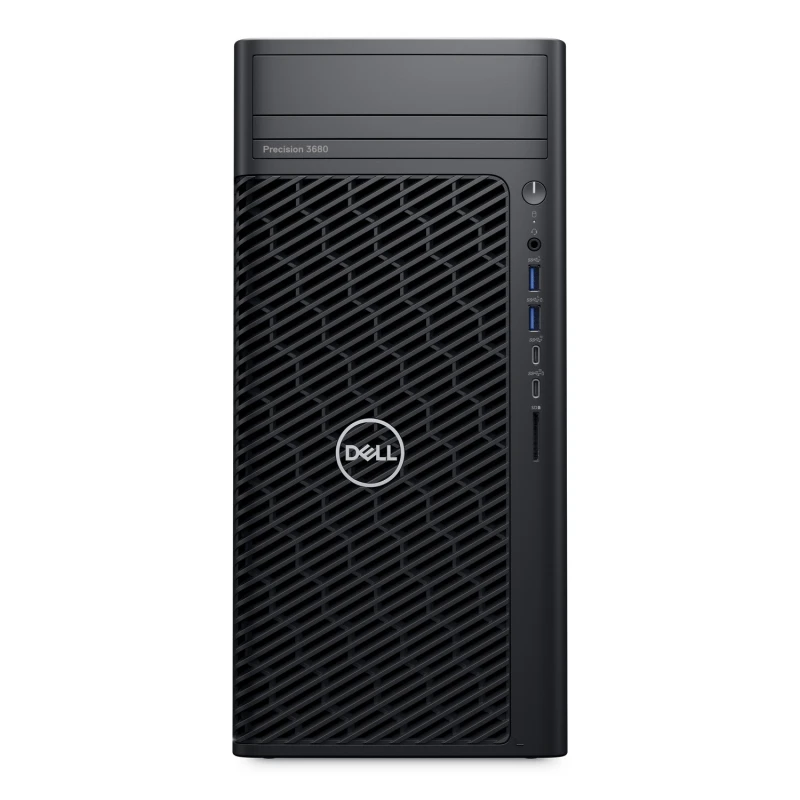 Image of Dell Precision 3680 Tower Intel Core i9-14900K 32GB DDR5 RAM 1TB M.2 SSD Windows 11 Pro Desktop PC F8CF1 Black