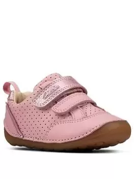 Image of Clarks First Tiny Sky Shoe - Light Pink, Size 2 Younger