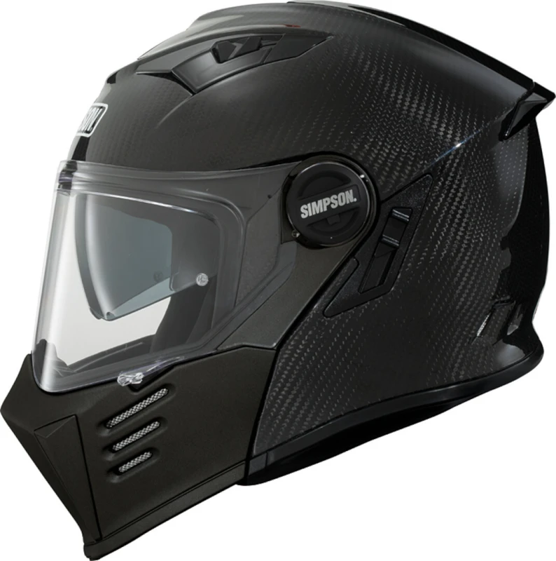 Image of Simpson Darksome Carbon ECE22.06 Modular Helmet Size 2XL