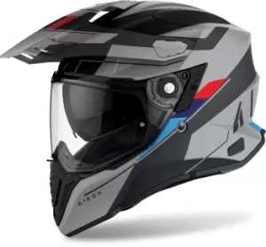 Image of Airoh Commander Skill Motocross Helmet, grey, Size S, grey, Size S