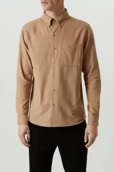 Image of Mens Cord Chest Pocket Shirt