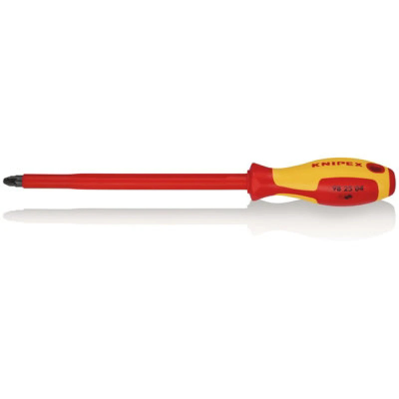 Image of Knipex 98 25 04 Vde Insulated Pozidriv Screwdriver, Pz4 X 200mm 76808