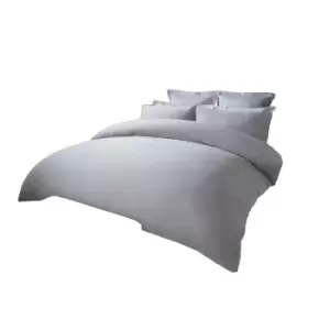 Image of Belledorm Staten Island Duvet Cover Set Set (Superking) (Platinum)