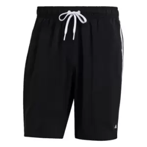 Image of adidas 3-Stripes CLX Swim Shorts Mens - Black