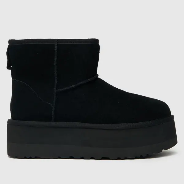 Image of UGG classic mini platform boots in Black UK 8 (EU 41)