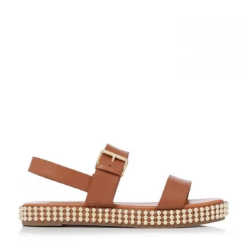 Image of Dune London Lyss Flat Sandals - Tan