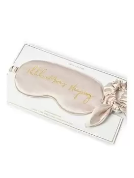 Image of Katie Loxton Eye Mask and Scrunchie Set - Champagne, One Colour, Women