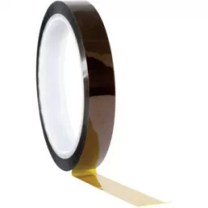 Image of TOOLCRAFT 911XB0933C 911XB0933C Tape Amber (L x W) 33 m x 9mm