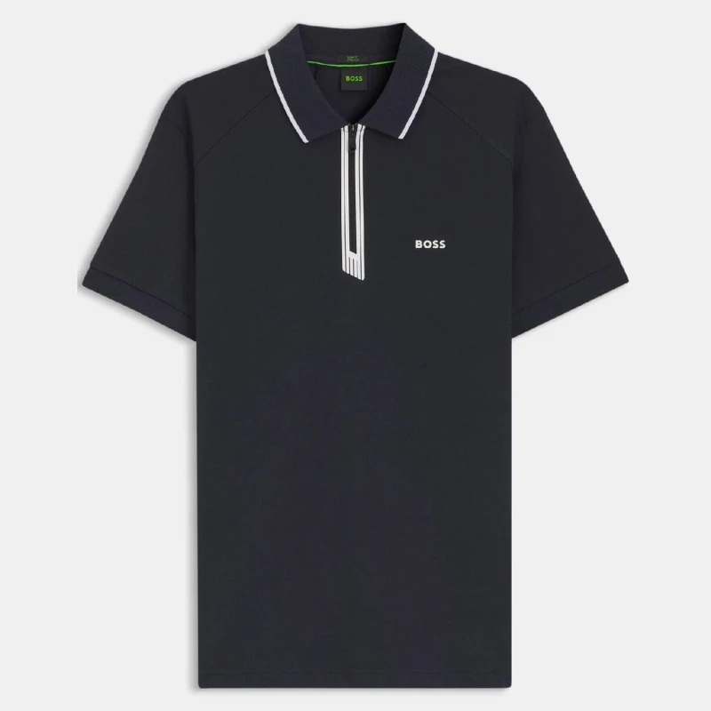 Image of Boss Phillix_IN Polo Shirt Dark Blue male M
