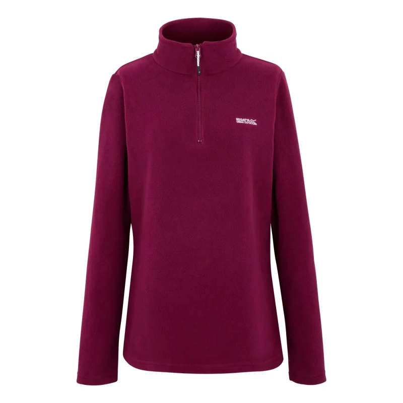 Image of Womens 1/2 zip fleece Regatta Sweethart Rouge Female 48