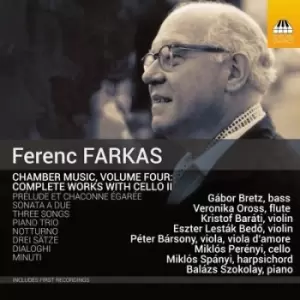 Image of Ferenc Farkas Chamber Music - Complete Works With Cello II - Volume 4 by Ferenc Farkas CD Album