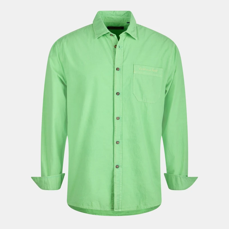 Image of Lyle and Scott Lyle Cntr Sti Shir - Green Green M