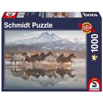Image of Horses in Cappadocia Jigsaw Puzzle - 1000 Pieces