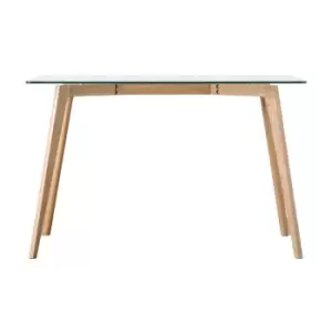 Image of Gallery Interiors Blair Rectangle Dining Table in Oak