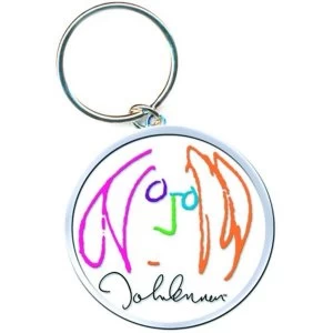 Image of John Lennon - Self Portrait Keychain