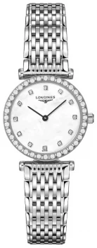 Image of Longines Womens La Grande Classique Diamond White Dial Watch