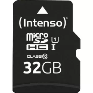 Image of Intenso 32GB microSDHC Performance microSD card 32GB Class 10 UHS-I Waterproof