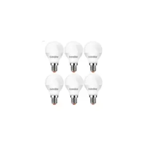 Image of 4W LED G45 Golf Ball Bulb E14, 6500K Daylight (Pack of 6)