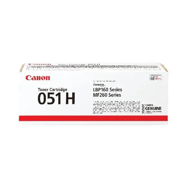 Image of Canon 051H Black High Capacity Toner Cartridge - 2169C002 (Original)