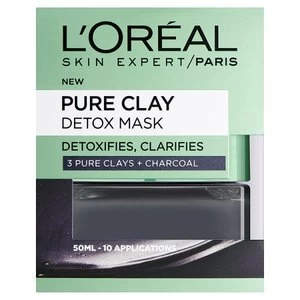 Image of LOreal Paris Pure Clay Detox Face Mask 50ml