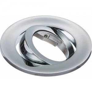 Image of KnightsBridge Evolve Fire Rated Twist and Lock Downlight Tilt Trim Bezel - Chrome