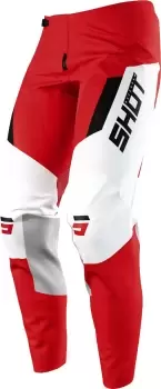 Image of Shot Contact Chase Motocross Pants, white-red, Size 26, white-red, Size 26