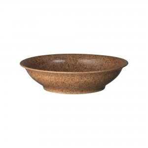 Image of Denby Studio Craft Chestnut Large Shallow Bowl