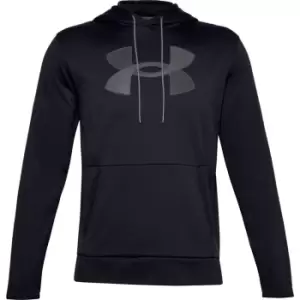 Image of Under Armour Armour Fleece Logo Hoodie Mens - Black