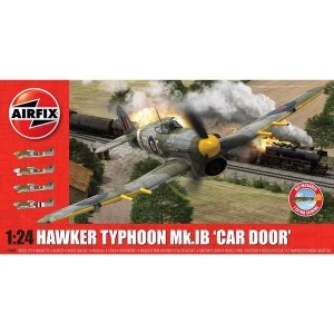 Image of Hawker Typhoon Mk.1B Car Door Series 19 1:24 Air Fix Model Kit