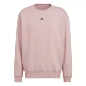 Image of adidas Vivid Crew Sweatshirt Mens - Pink
